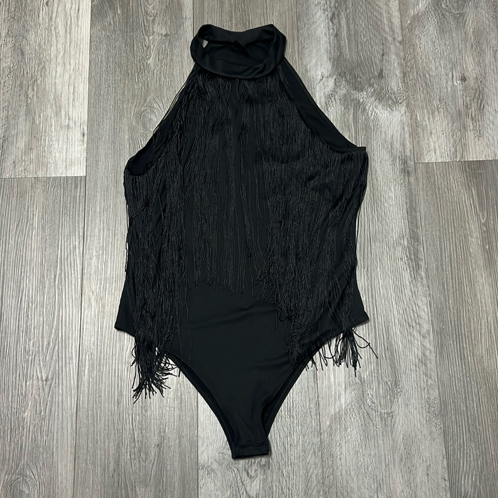 Shein fridge body suit/ black / size XL